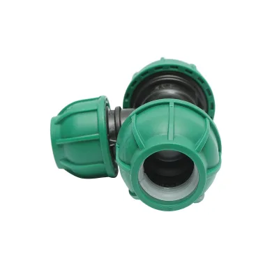 Raccordo a Compressione a "T" 32mm X 25mm X 32mm per sistemi irrigazione Raccordo/Manicotto/Connettore Giunto a T per tubo irigazione - immagine 2