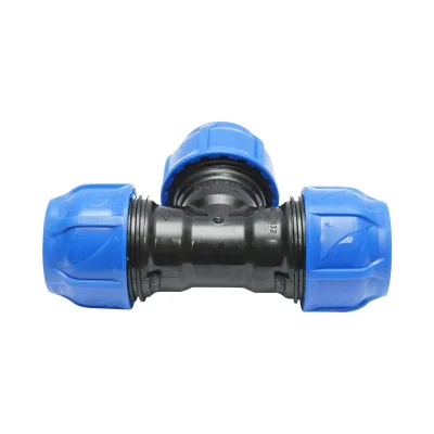 Raccordo a Compressione a "T" PN16-40X40X40mm per sistemi irrigazione Raccordo/Manicotto/Connettore a T per tubo irigazione - immagine 4