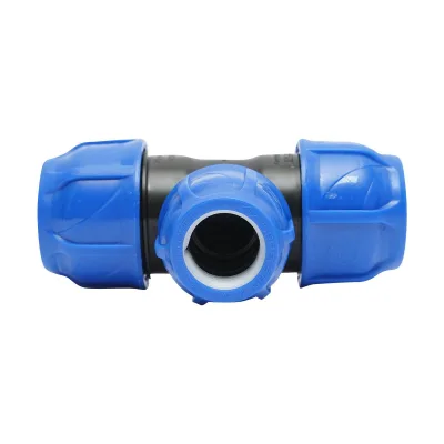 Raccordo a Compressione a T PN16-40 X 32 X 40mm per sistemi irrigazione Raccordo/Manicotto/Connettore a T per Tubo irigazione - immagine 2