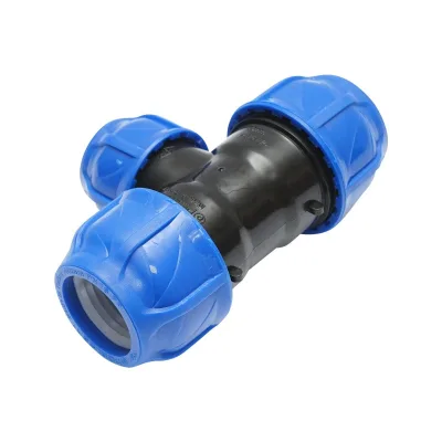 Raccordo a Compressione a T PN16-40 X 32 X 40mm per sistemi irrigazione Raccordo/Manicotto/Connettore a T per Tubo irigazione - immagine 3