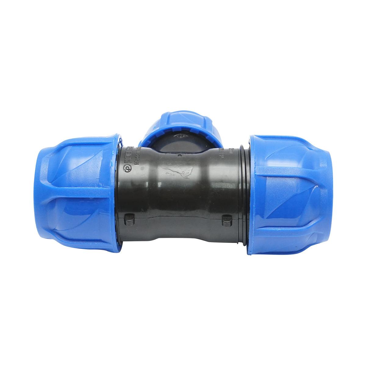 Raccordo a Compressione a T PN16-40 X 32 X 40mm per sistemi irrigazione Raccordo/Manicotto/Connettore a T per Tubo irigazione - immagine 4