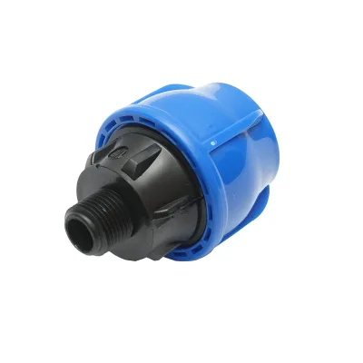 Raccordo a compressione con filettatura esterna D32mmx1/2 pollice, PN16 per sistemi di irrigazione - immagine 2