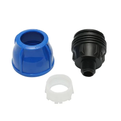 Raccordo a compressione con filettatura esterna D32mmx1/2 pollice, PN16 per sistemi di irrigazione - immagine 4