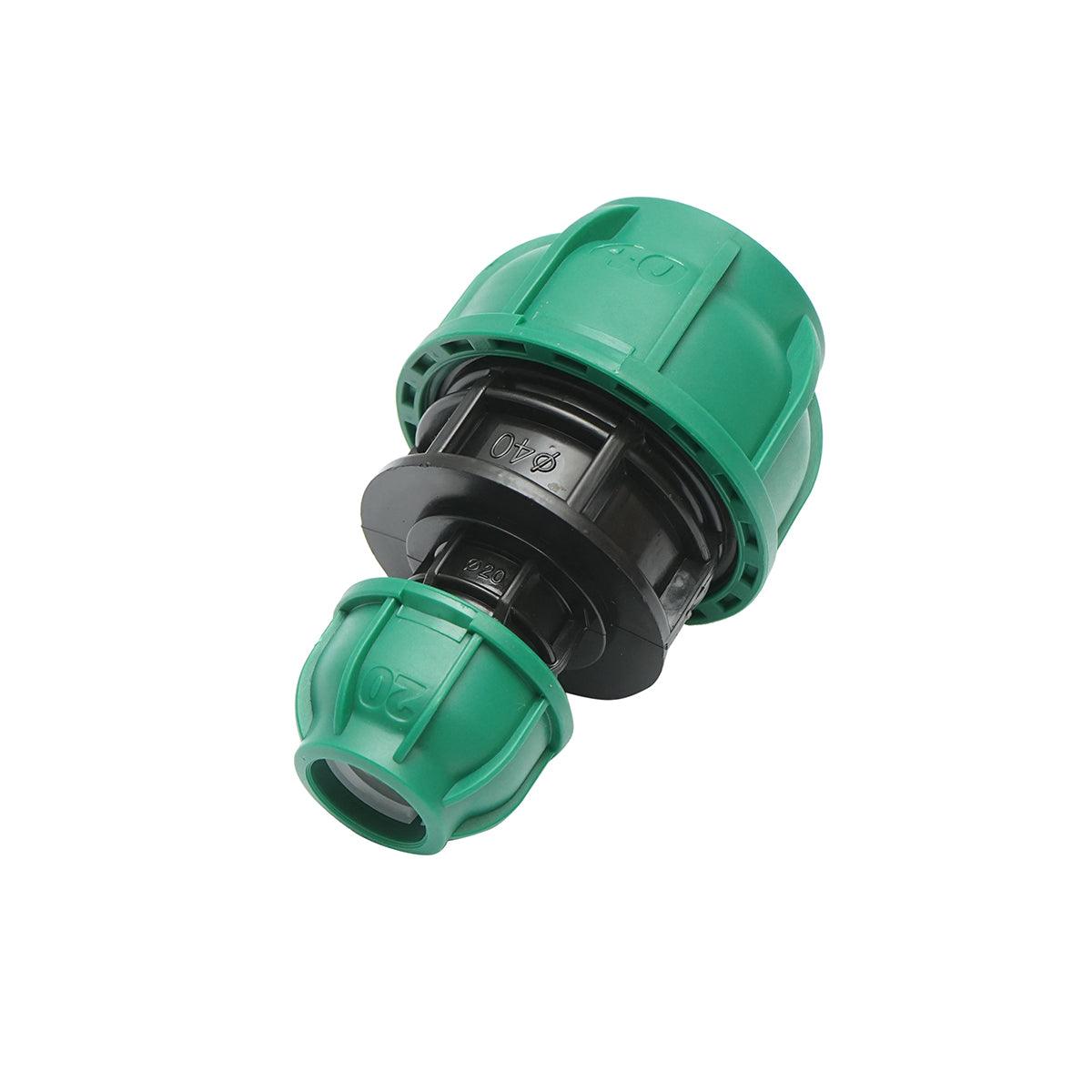 Raccordo a Compressione Connettore Adattatore Riduttore 40mm X 20mm RACCORDO/GIUNTO Connettore Riduttore 40mm X 20mm - immagine 2