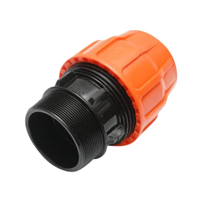 Raccordo a compressione Layflat, 3" X 3", PN6 per sistemi di irrigazione Manicotto Raccordo Tubi Raccordo di giunzione a compressione 3" X 3", PN6 per sistemi di irrigazione - immagine 4