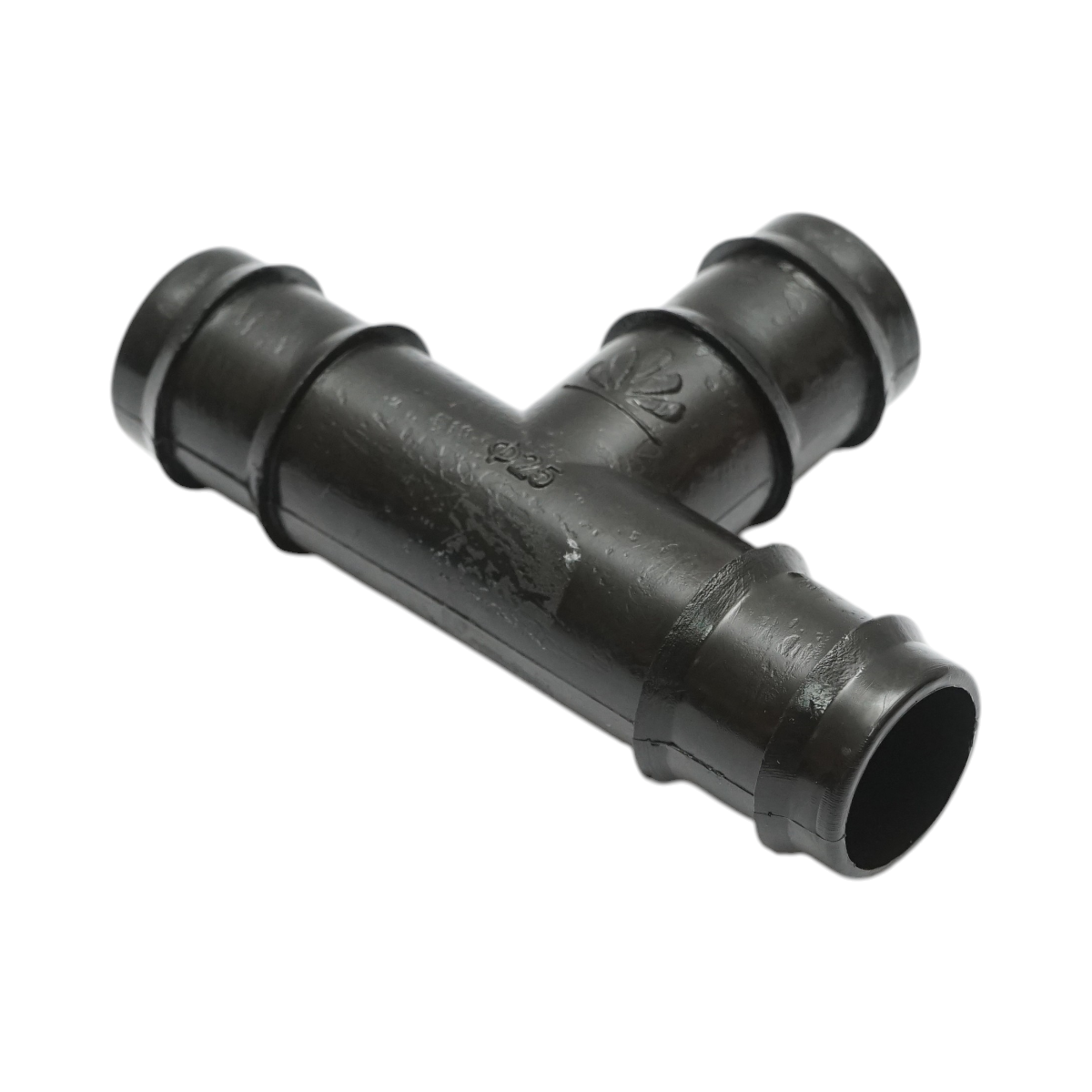 Raccordo a T con attacco uguale per tubo di irrigazione a goccia, 25x25x25 mm, per sistemi di irrigazione. - immagine 5