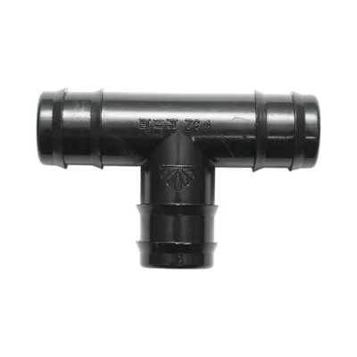 Raccordo a T con attacco uguale per tubo di irrigazione, 32x32x32 mm, per sistemi di irrigazione.