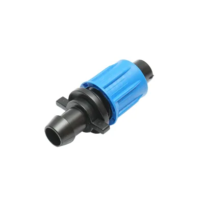 Raccordo con giunto per collegamento di tubo di gocciolamento D16x15mm per sistemi di irrigazione. - immagine 2