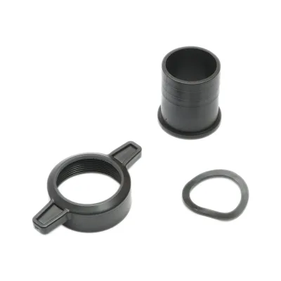 Raccordo con raccordo da 2 pollici con dado e guarnizione in PVC per tubo di irrigazione acqua con filettatura interna - immagine 2