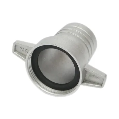 Raccordo da 2 pollici con dado e guarnizione in alluminio per tubo di irrigazione acqua con filettatura interna - immagine 4