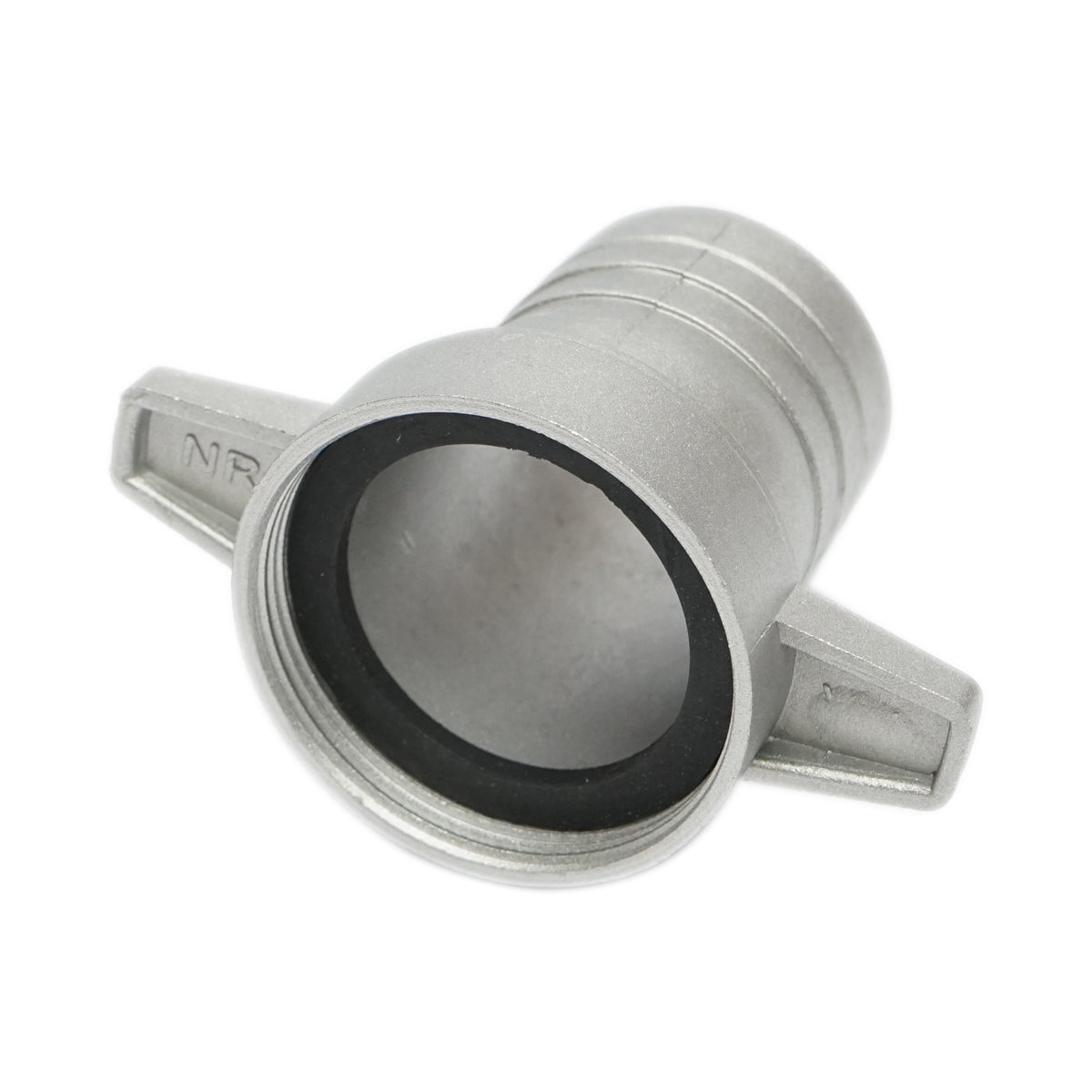 Raccordo da 2 pollici con dado e guarnizione in alluminio per tubo di irrigazione acqua con filettatura interna - immagine 4