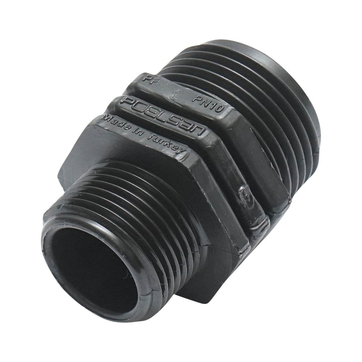 Raccordo di riduzione con filettatura esterna D1x3/4 pollici, PN10 per sistemi di irrigazione - immagine 3