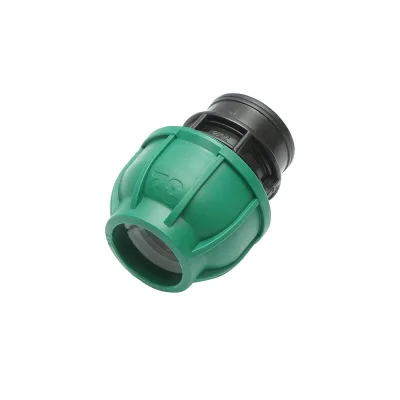 Raccordo Femmina a compressione 32mm X 1", per sistemi di irrigazione Manicotto Raccordo Tubi Raccordo di giunzione a compressione 32mm X 1" per sistemi di irrigazione - immagine 2