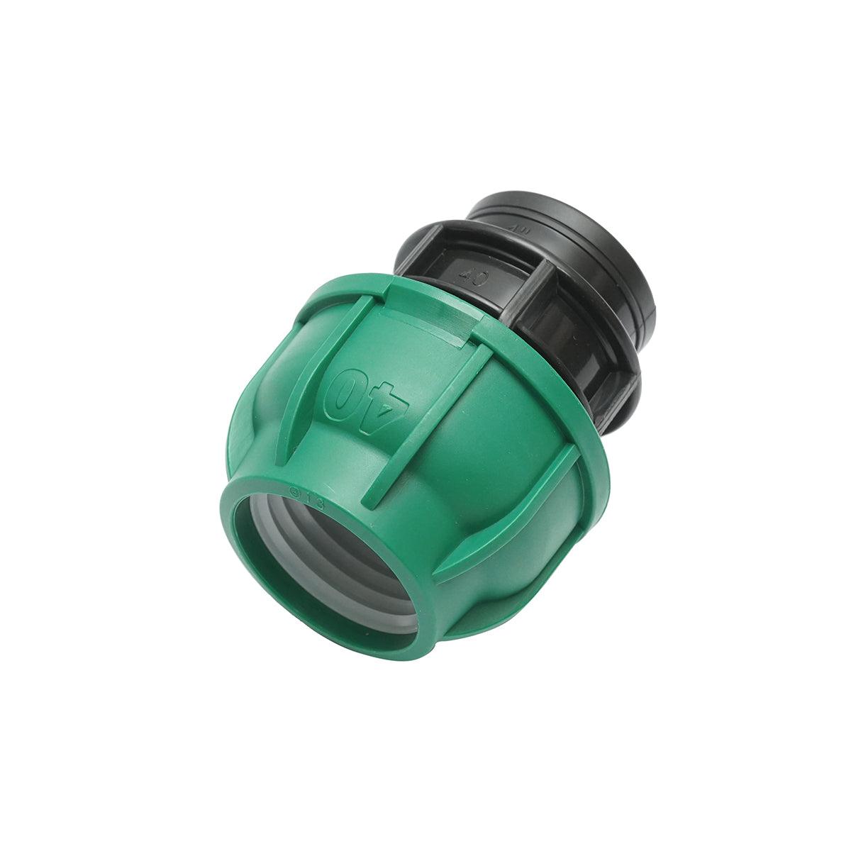 Raccordo Femmina a compressione 40mm X 1", per sistemi di irrigazione Manicotto Raccordo Tubi Raccordo di giunzione a compressione 40mm X 1" per sistemi di irrigazione - immagine 3