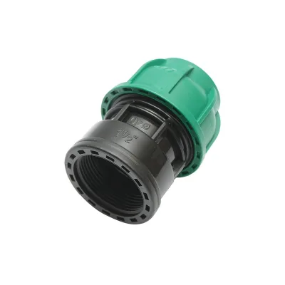 Raccordo Femmina a compressione 40mm X 6/4", per sistemi di irrigazione Manicotto Raccordo Tubi Raccordo di giunzione a compressione 40mm X 6/4" per sistemi di irrigazione - immagine 2