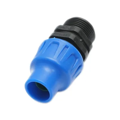 Raccordo Maschio a compressione 16mmx3/4", PN16 per sistemi di irrigazione Raccordo di giunzione a compressione 16mmx3/4 pollice, PN16 per sistemi di irrigazione - immagine 2