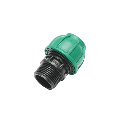 Raccordo Maschio a compressione 25mm X 1", per sistemi di irrigazione Manicotto Raccordo Tubi Raccordo di giunzione a compressione 25mm X 1" per sistemi di irrigazione - immagine 2