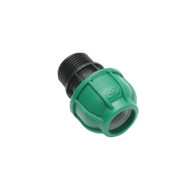 Raccordo Maschio a compressione 25mm X 1", per sistemi di irrigazione Manicotto Raccordo Tubi Raccordo di giunzione a compressione 25mm X 1" per sistemi di irrigazione - immagine 3
