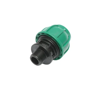 Raccordo Maschio a compressione 25mm X 1/2", per sistemi di irrigazione Manicotto Raccordo Tubi Raccordo di giunzione a compressione 25mm X 1/2" per sistemi di irrigazione - immagine 2
