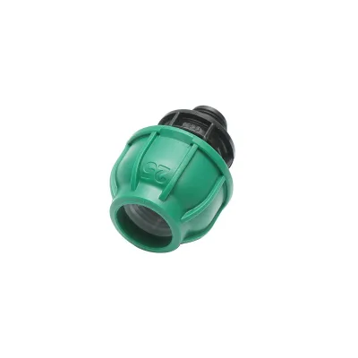 Raccordo Maschio a compressione 25mm X 1/2", per sistemi di irrigazione Manicotto Raccordo Tubi Raccordo di giunzione a compressione 25mm X 1/2" per sistemi di irrigazione - immagine 3