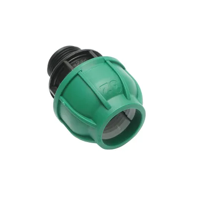 Raccordo Maschio a compressione 32mm X 1", per sistemi di irrigazione Manicotto Raccordo Tubi Raccordo di giunzione a compressione 32mm X 1" per sistemi di irrigazione - immagine 3