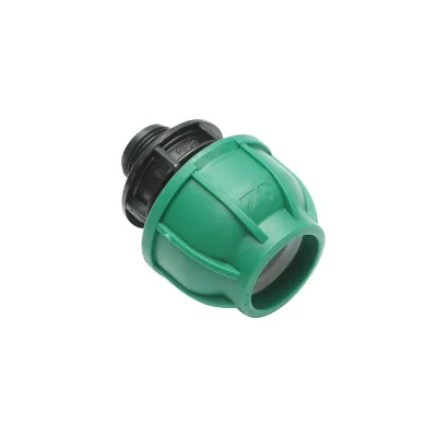 Raccordo Maschio a compressione 32mm X 3/4", per sistemi di irrigazione Manicotto Raccordo Tubi Raccordo di giunzione a compressione 32mm X 3/4" per sistemi di irrigazione - immagine 3