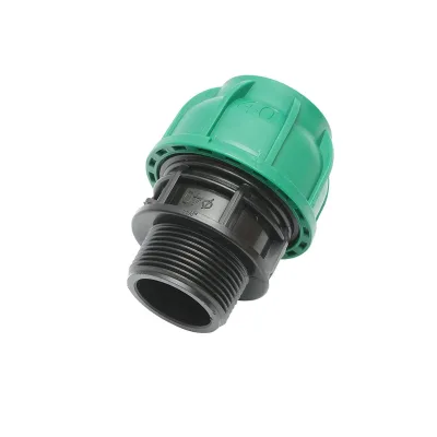 Raccordo Maschio a compressione 40mm X 5/4", per sistemi di irrigazione Manicotto Raccordo Tubi Raccordo di giunzione a compressione 40mm X 5/4" per sistemi di irrigazione - immagine 2