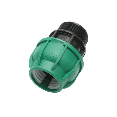 Raccordo Maschio a compressione 40mm X 6/4", per sistemi di irrigazione Manicotto Raccordo Tubi Raccordo di giunzione a compressione 40mm X 6/4" per sistemi di irrigazione - immagine 2