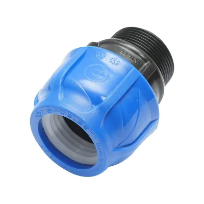 Raccordo Maschio a compressione PN16, 40mm X 1-1/2", per sistemi di irrigazione Manicotto Raccordo Tubi Raccordo di giunzione a compressione PN16, 40mm X 1-1/2" per sistemi di irrigazione - immagine 3