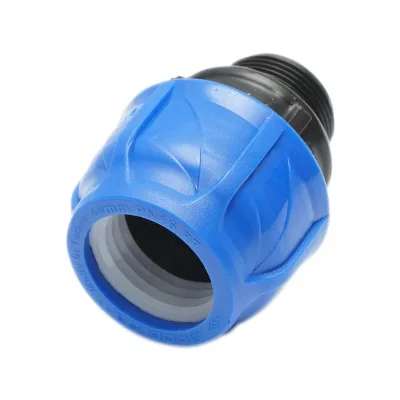 Raccordo Maschio a compressione PN16, 40mm X 1-1/4", per sistemi di irrigazione Manicotto Raccordo Tubi Raccordo di giunzione a compressione PN16, 40mm X 1-1/4" per sistemi di irrigazione - immagine 4