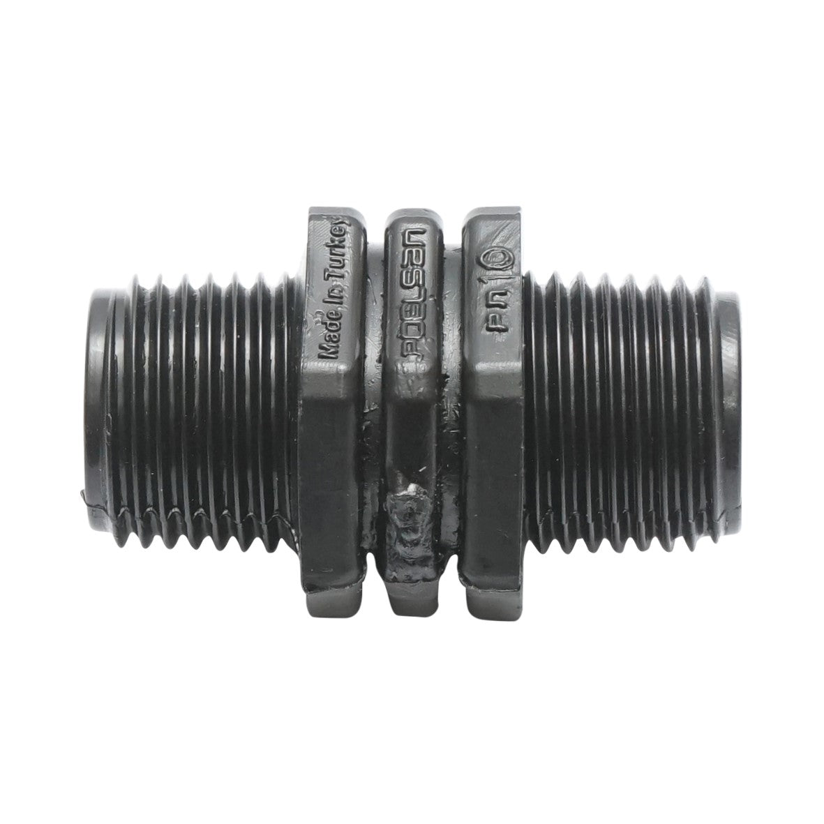 Raccordo maschio filettato D1/2 x 1/2 pollici per sistemi di irrigazione PN10.