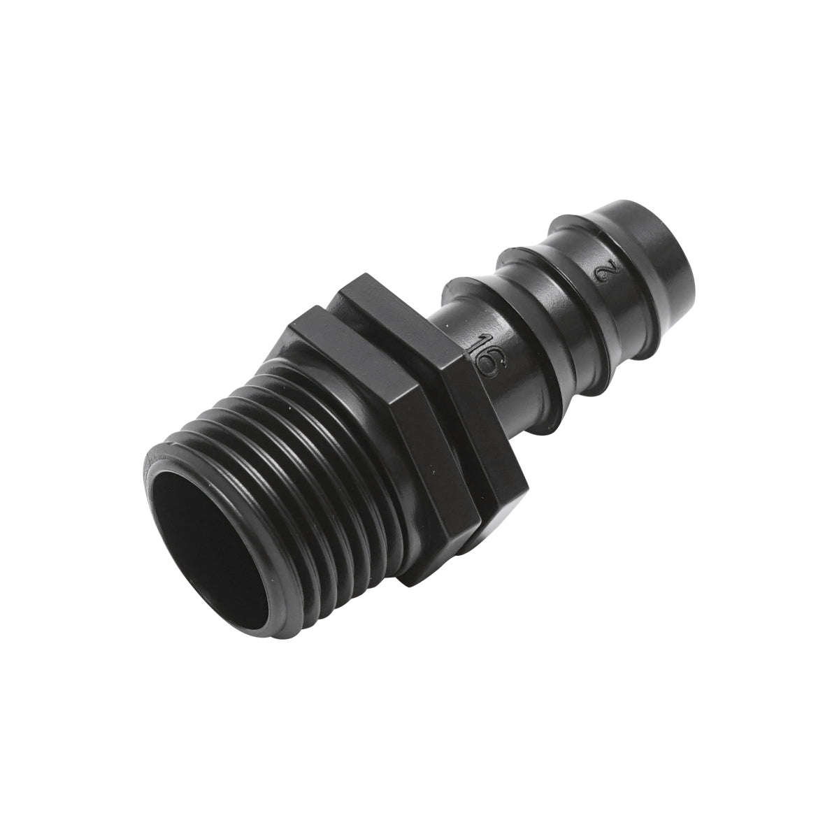 Raccordo per tubo di gocciolamento D16 mm con filettatura esterna 1/2 per tubo e tubo di irrigazione - immagine 2