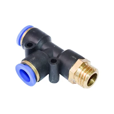 Raccordo rapido  a T in plastica e la vite in metallo 0x10 con M16 - immagine 3