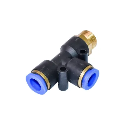 Raccordo rapido  a T in plastica e la vite in metallo 0x10 con M16 - immagine 2