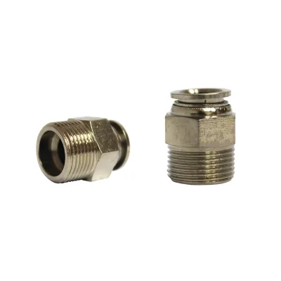 Raccordo rapido  metallico  e vite metallica fi 12 con M22