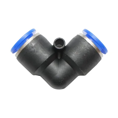 Raccordo rapido a gomito per tubo M10 - plastica - immagine 4