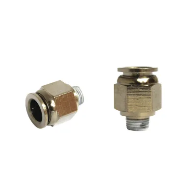 Raccordo rapido metallico  e vite metallica fi 10 da 1/8