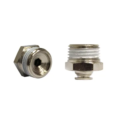 Raccordo rapido metallico e vite metallica fi 6 con 1/2