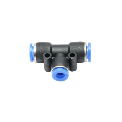 Raccordo rapido T ridotto per tubo fi 8x6x8mm