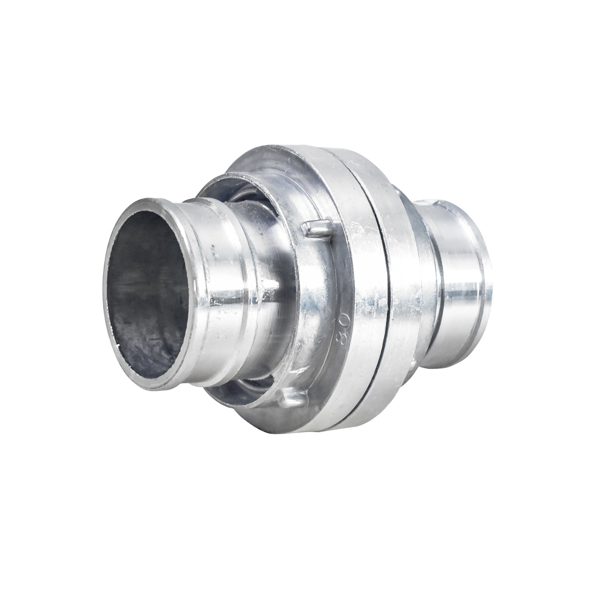 Raccordo Storz in alluminio a 2 pezzi per tubo di irrigazione ad alta pressione da 3 pollici e 76,2 mm Breckner Germany - immagine 4