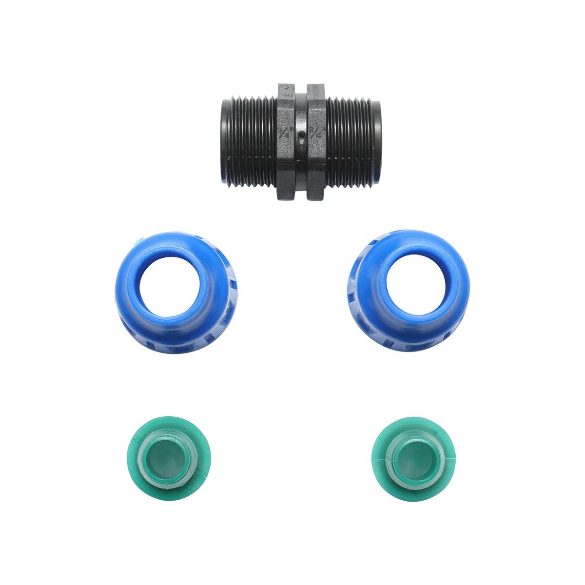 Raccordo/Manicotto/Connettore Tubo irrigazione 16 x 16 mm. Raccordo Ala Gocciolante 16 x 16 mm. Connettore per Tubi e Sistemi Irrigazione - immagine 4