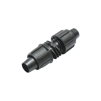 Raccordo/Manicotto/Connettore Tubo irrigazione 16 x 16 mm. Raccordo Conettore Compressione Ala Gocciolante 16 x 16 mm. - immagine 4