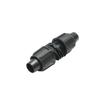 Raccordo/Manicotto/Connettore Tubo irrigazione 16 x 16 mm. Raccordo Conettore Compressione Ala Gocciolante 16 x 16 mm. - immagine 3