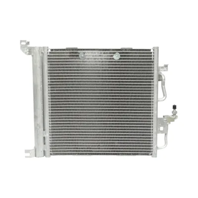 Radiatore climatizzazione (condensatore AC) – Opel Astra H, Zafira Dimensioni: 370 × 370 × 16 mm Codici OEM compatibili: 13129195, 1850099, 93178961, 1924005329 - immagine 2