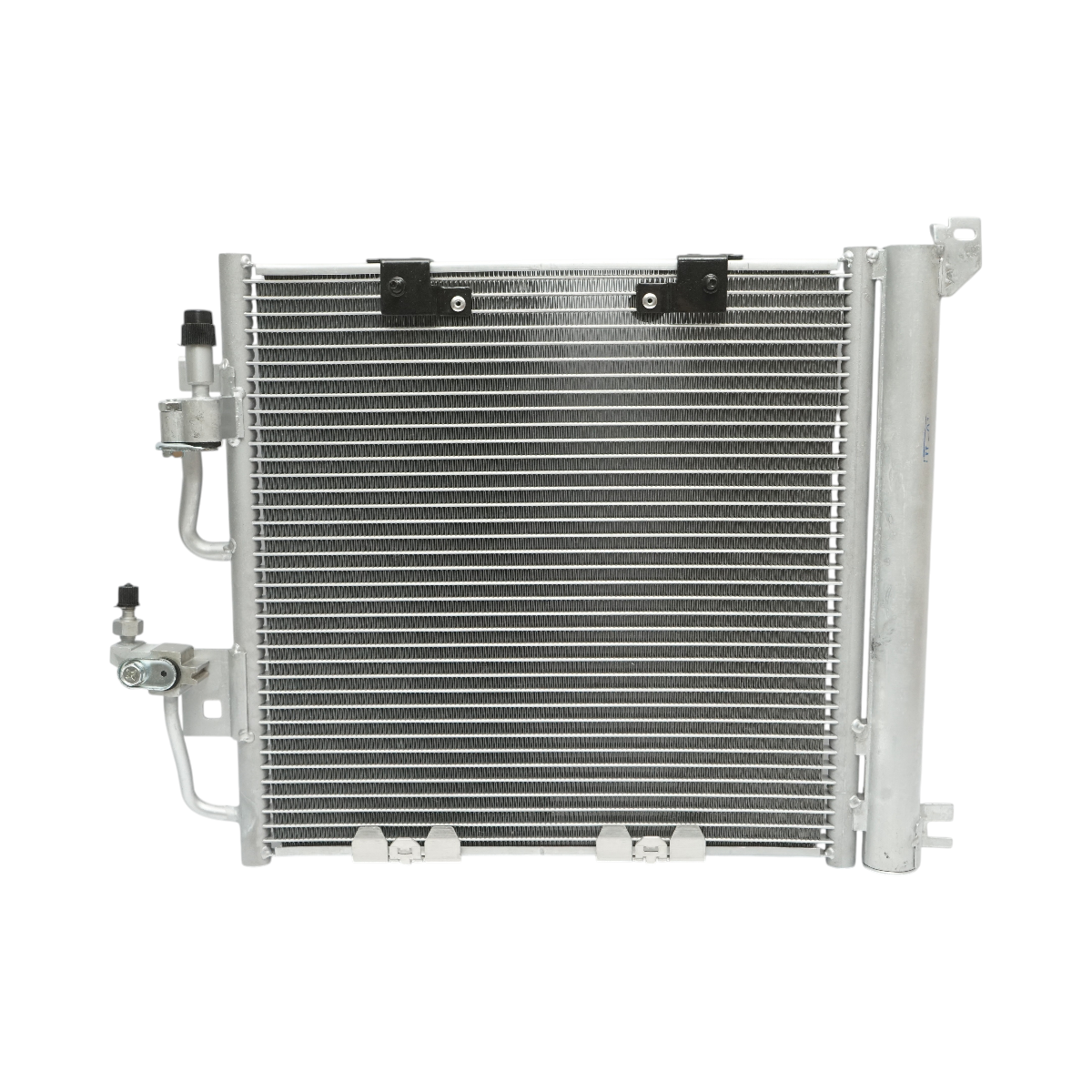 Radiatore climatizzazione (condensatore AC) – Opel Astra H, Zafira Dimensioni: 370 × 370 × 16 mm Codici OEM compatibili: 13129195, 1850099, 93178961, 1924005329