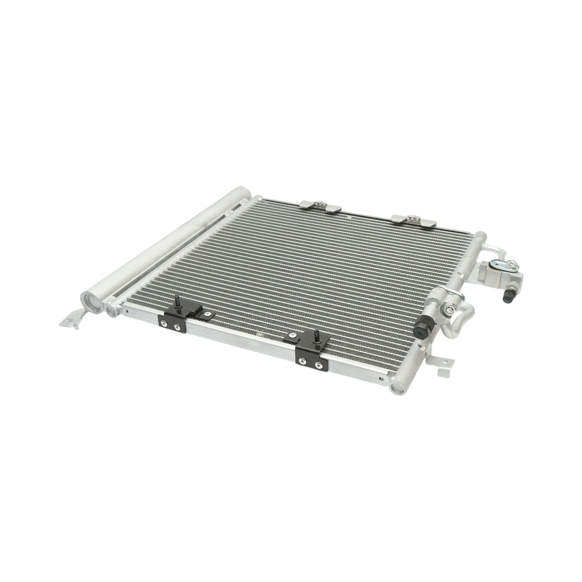 Radiatore climatizzazione (condensatore AC) – Opel Astra H, Zafira Dimensioni: 370 × 370 × 16 mm Codici OEM compatibili: 13129195, 1850099, 93178961, 1924005329 - immagine 4