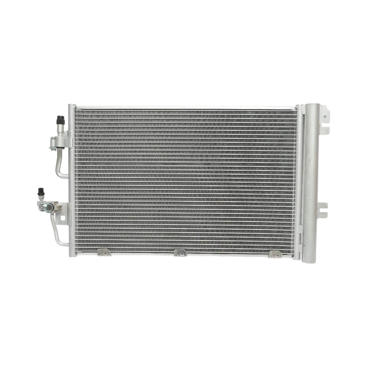 Radiatore climatizzazione (condensatore AC) – Opel Astra H, Zafira Dimensioni: 545 × 380 × 16 mm Codici OEM compatibili: 1924005336, 13129192, 1850096, 52400555, 93178958