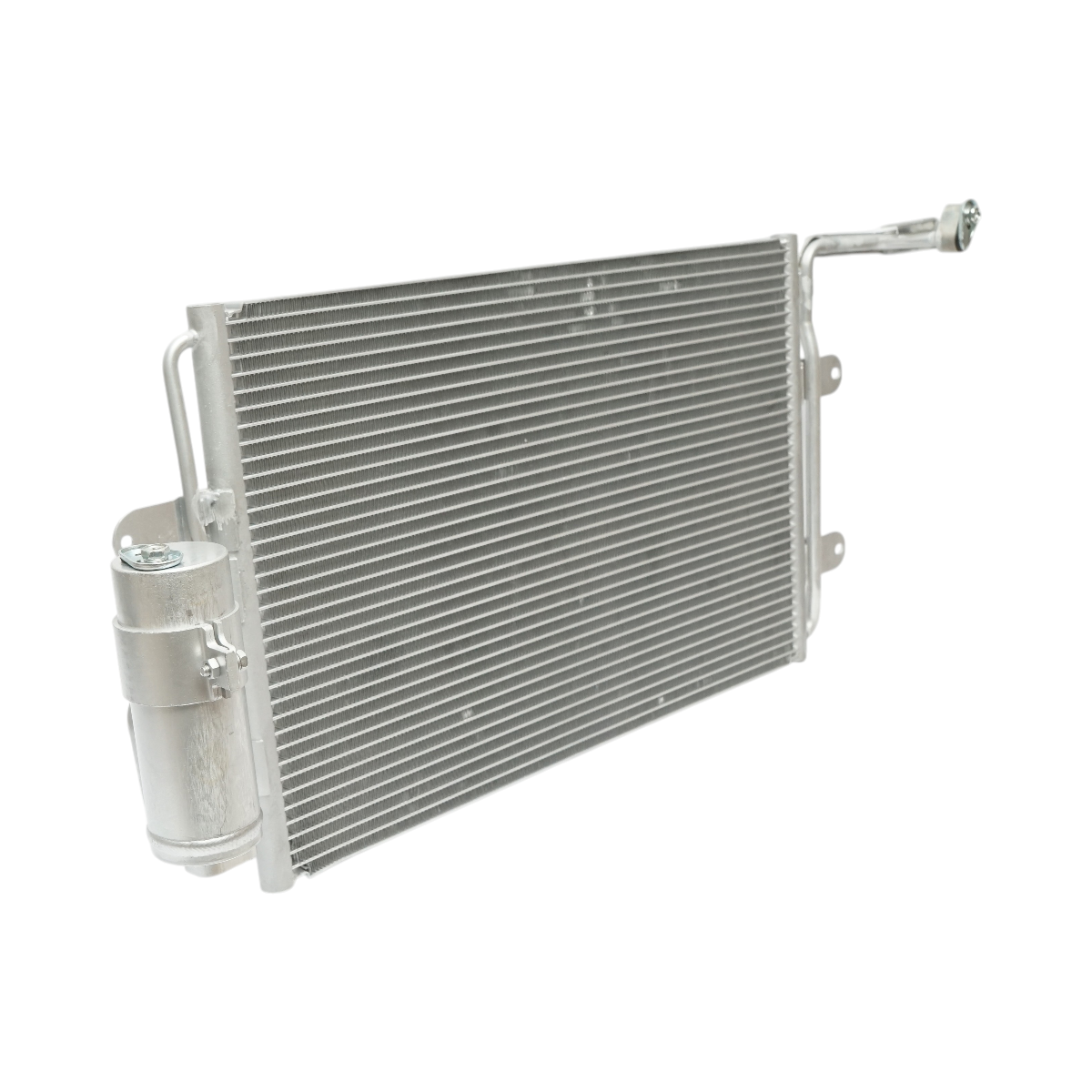 Radiatore climatizzazione (condensatore AC) – VW, Audi, Seat, Skoda Dimensioni: 542 × 364 × 18 mm Codici OEM:  1J0820411B  1J0820411D  1J0820413A  1J0820413B  1J0820413D  1J0820413E  1J0820413L  1J0820413N  8N0820411A  8N0820413A - immagine 5