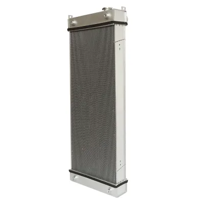 Radiatore di raffreddamento ad acqua per escavatore Hitachi 1210x448x115mm codice OEM 4649913 - immagine 4