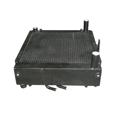 Radiatore di raffreddamento ad acqua per terne Komatsu WB91R, WB93R, WB93S, WB97R 575x670mm codice OEM 42N-03-11510, 42N0311100, 42N-03-11100 - immagine 2